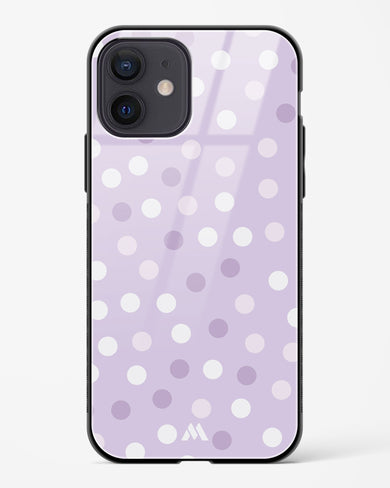 Polka Dots in Violet Glass Case Phone Cover (Apple)