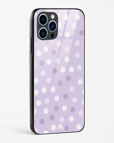 Polka Dots in Violet Glass Case Phone Cover (Apple)