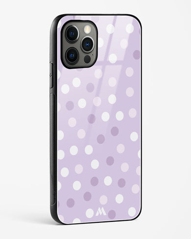 Polka Dots in Violet Glass Case Phone Cover (Apple)