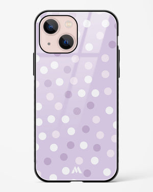 Polka Dots in Violet Glass Case Phone Cover (Apple)