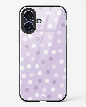 Polka Dots in Violet Glass Case Phone Cover (Apple)