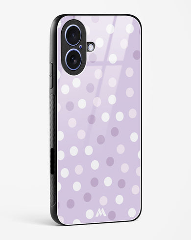 Polka Dots in Violet Glass Case Phone Cover (Apple)