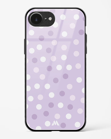Polka Dots in Violet Glass Case Phone Cover (Apple)