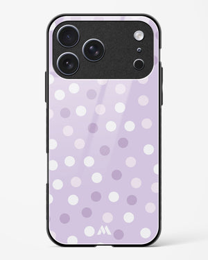 Polka Dots in Violet Glass Case Phone Cover (Apple)