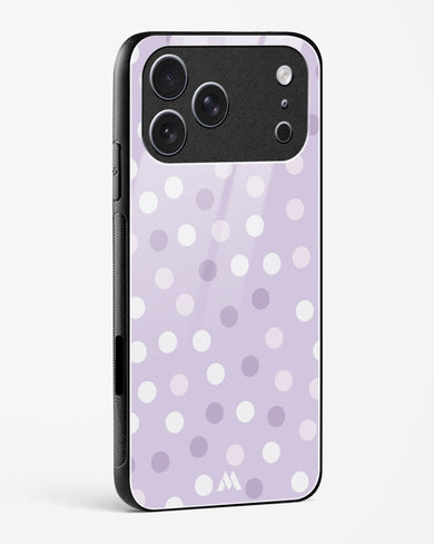 Polka Dots in Violet Glass Case Phone Cover (Apple)