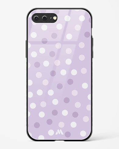 Polka Dots in Violet Glass Case Phone Cover (Apple)