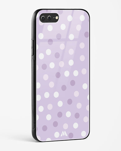 Polka Dots in Violet Glass Case Phone Cover (Apple)