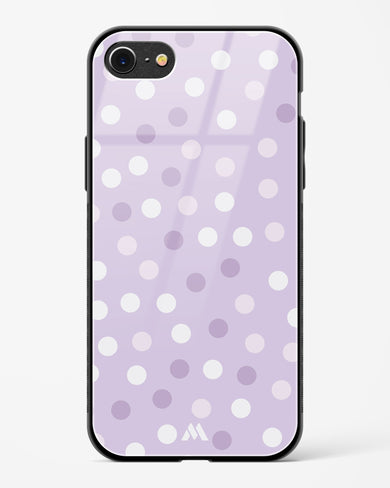 Polka Dots in Violet Glass Case Phone Cover (Apple)