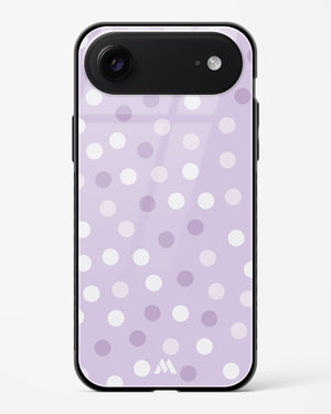 Polka Dots in Violet Glass Case Phone Cover (Apple)