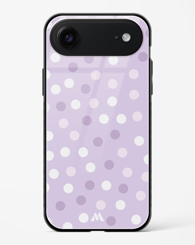 Polka Dots in Violet Glass Case Phone Cover (Apple)