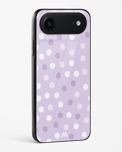 Polka Dots in Violet Glass Case Phone Cover (Apple)