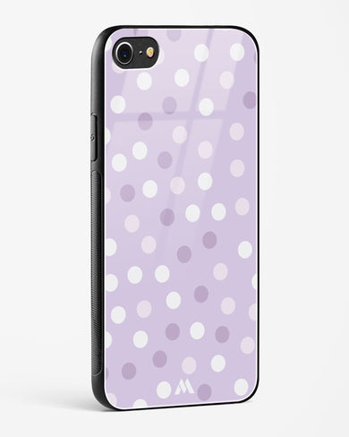 Polka Dots in Violet Glass Case Phone Cover-(Apple)