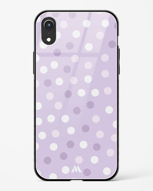 Polka Dots in Violet Glass Case Phone Cover (Apple)