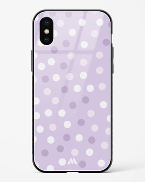 Polka Dots in Violet Glass Case Phone Cover (Apple)