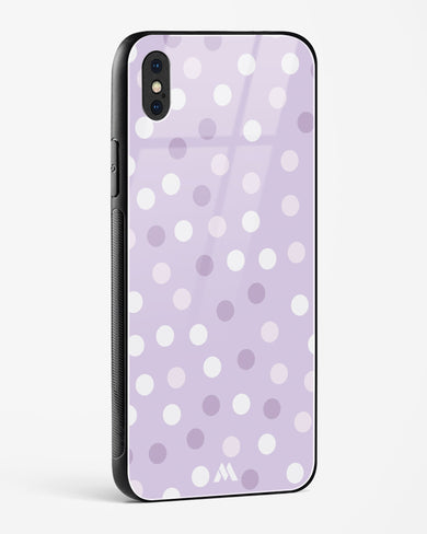 Polka Dots in Violet Glass Case Phone Cover (Apple)