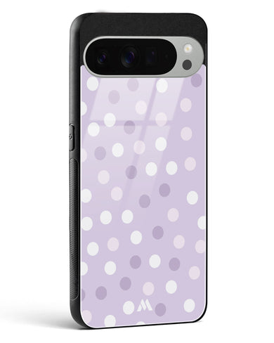 Polka Dots in Violet Glass Case Phone Cover (Google)