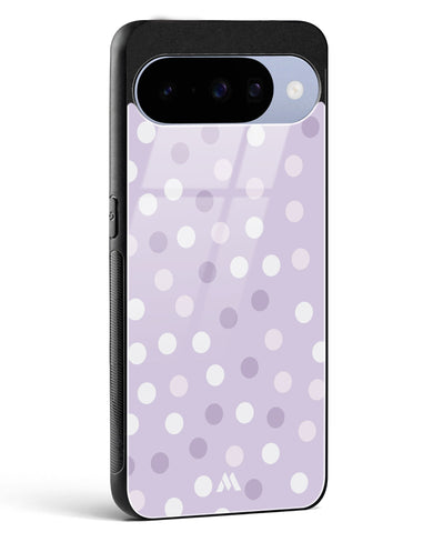 Polka Dots in Violet Glass Case Phone Cover (Google)