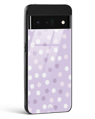 Polka Dots in Violet Glass Case Phone Cover (Google)