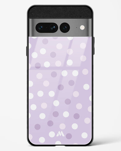 Polka Dots in Violet Glass Case Phone Cover (Google)