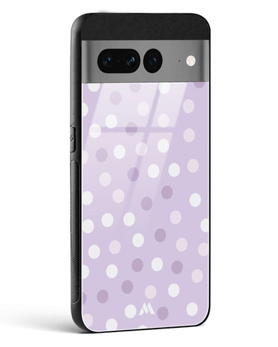 Polka Dots in Violet Glass Case Phone Cover (Google)