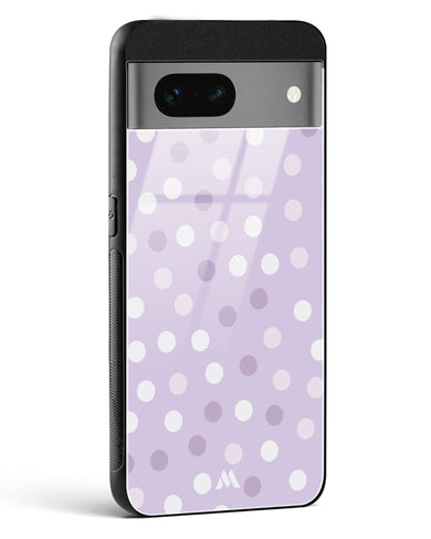 Polka Dots in Violet Glass Case Phone Cover (Google)