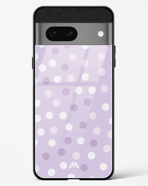 Polka Dots in Violet Glass Case Phone Cover-(Google)