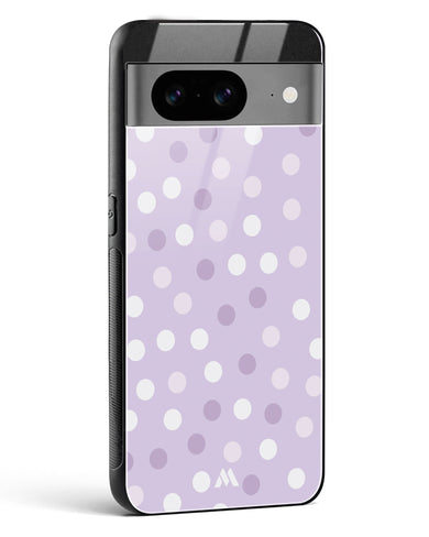 Polka Dots in Violet Glass Case Phone Cover (Google)