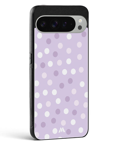 Polka Dots in Violet Glass Case Phone Cover (Google)