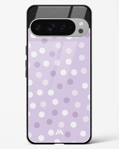 Polka Dots in Violet Glass Case Phone Cover (Google)