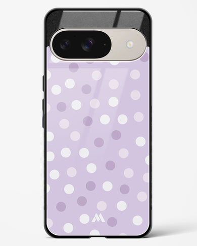 Polka Dots in Violet Glass Case Phone Cover (Google)