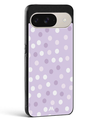 Polka Dots in Violet Glass Case Phone Cover (Google)