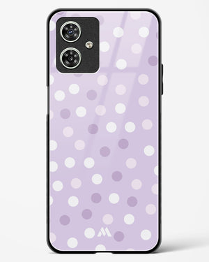 Polka Dots in Violet Glass Case Phone Cover-(Motorola)