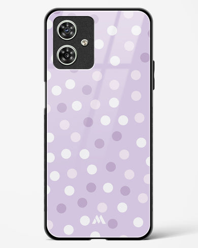 Polka Dots in Violet Glass Case Phone Cover (Motorola)