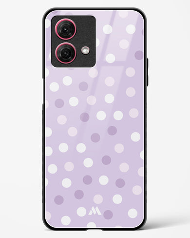 Polka Dots in Violet Glass Case Phone Cover (Motorola)