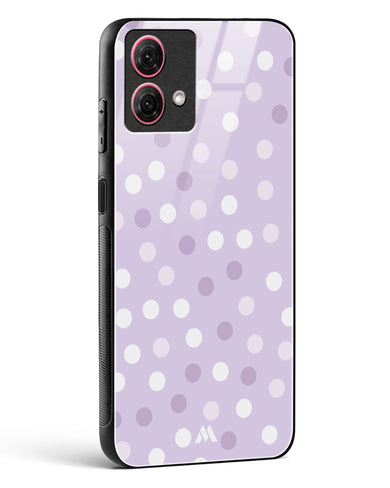 Polka Dots in Violet Glass Case Phone Cover (Motorola)