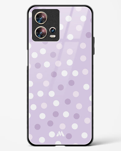 Polka Dots in Violet Glass Case Phone Cover (Motorola)