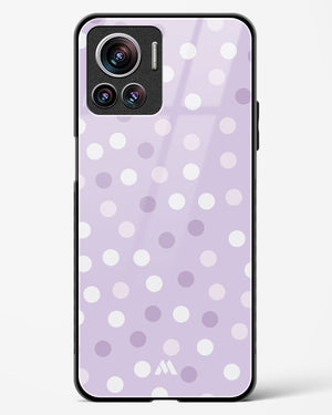 Polka Dots in Violet Glass Case Phone Cover (Motorola)