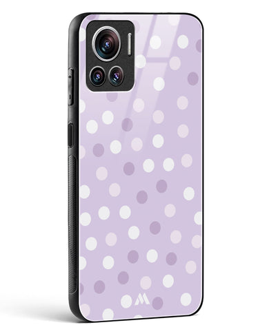 Polka Dots in Violet Glass Case Phone Cover (Motorola)