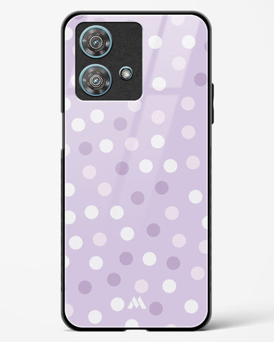 Polka Dots in Violet Glass Case Phone Cover (Motorola)