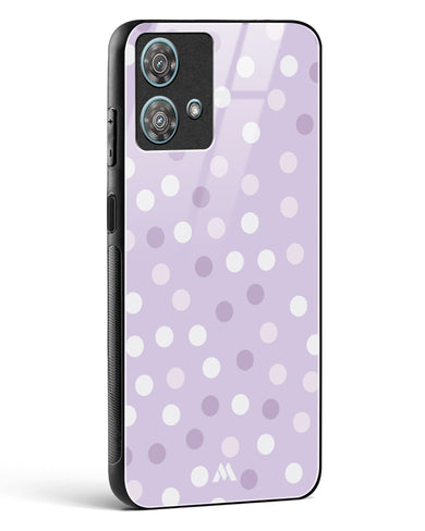 Polka Dots in Violet Glass Case Phone Cover (Motorola)