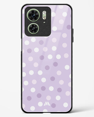 Polka Dots in Violet Glass Case Phone Cover (Motorola)