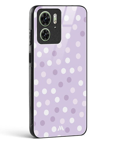 Polka Dots in Violet Glass Case Phone Cover (Motorola)