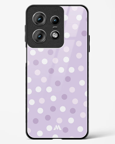 Polka Dots in Violet Glass Case Phone Cover (Motorola)