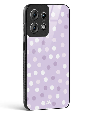 Polka Dots in Violet Glass Case Phone Cover (Motorola)
