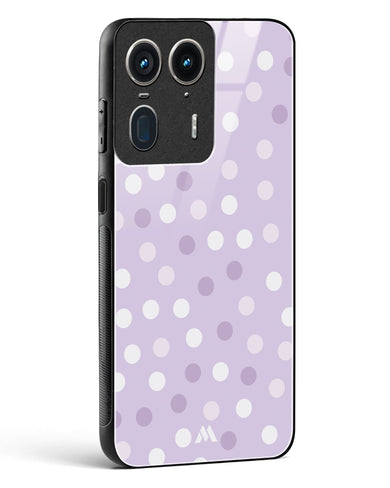 Polka Dots in Violet Glass Case Phone Cover (Motorola)