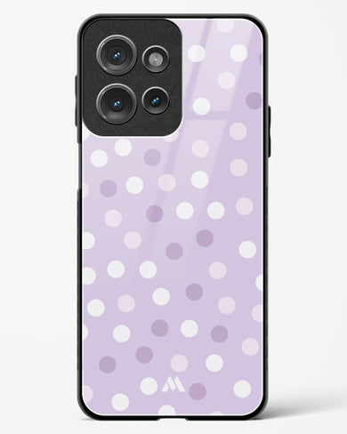 Polka Dots in Violet Glass Case Phone Cover (Motorola)