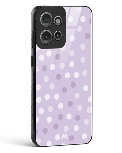 Polka Dots in Violet Glass Case Phone Cover (Motorola)