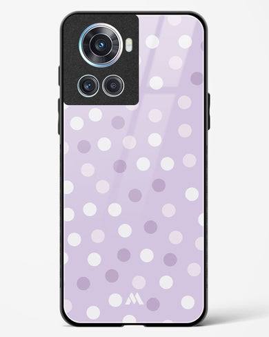 Polka Dots in Violet Glass Case Phone Cover (OnePlus)