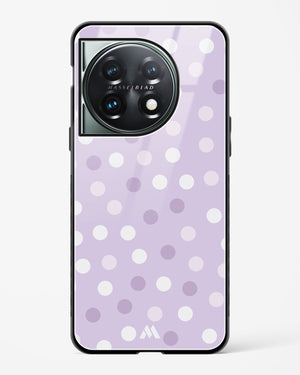 Polka Dots in Violet Glass Case Phone Cover (OnePlus)
