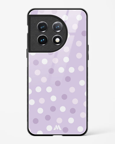 Polka Dots in Violet Glass Case Phone Cover-(OnePlus)